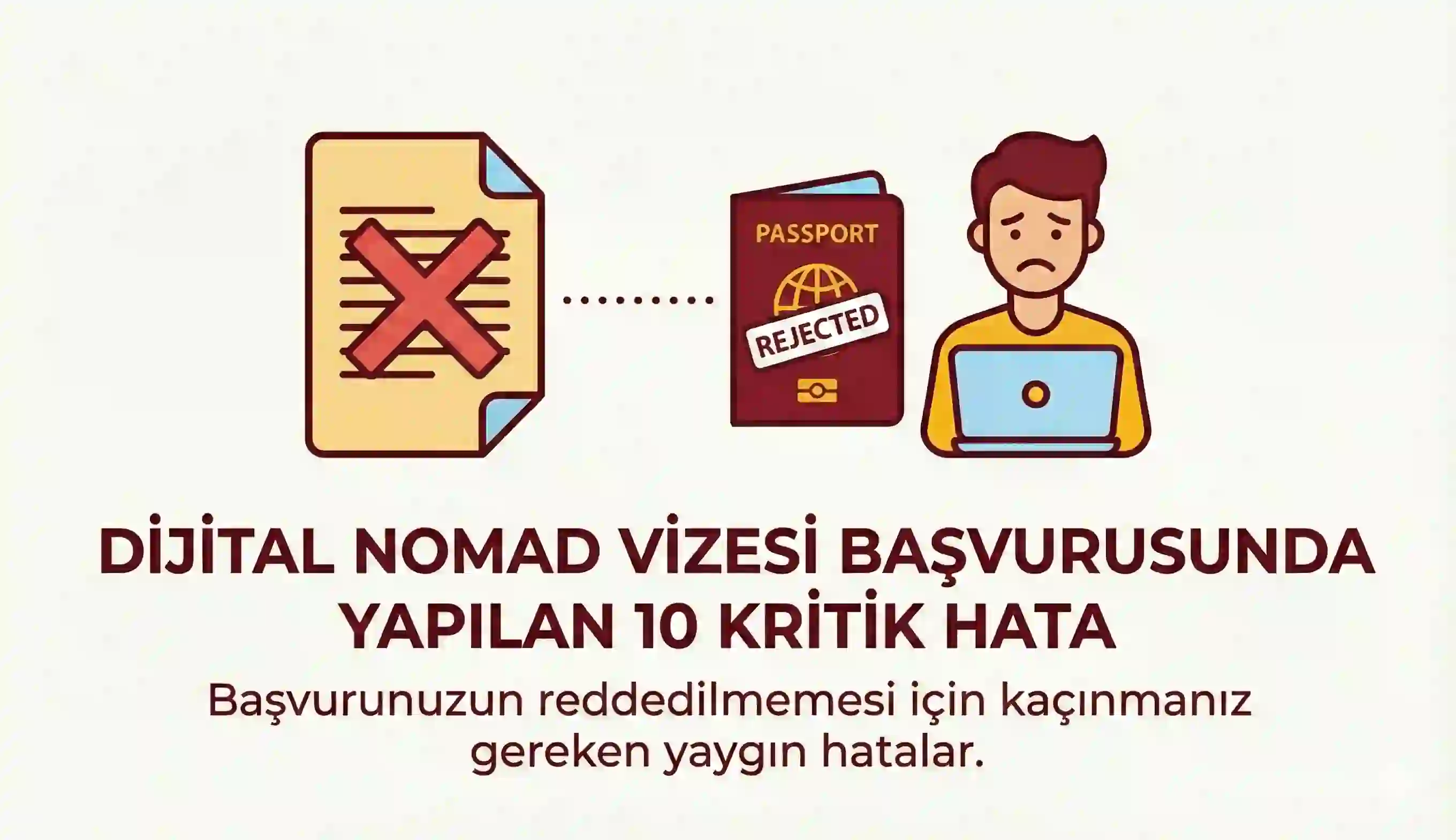 Dijital Nomad Vizesi Başvurusunda Yapılan 10 Kritik Hata